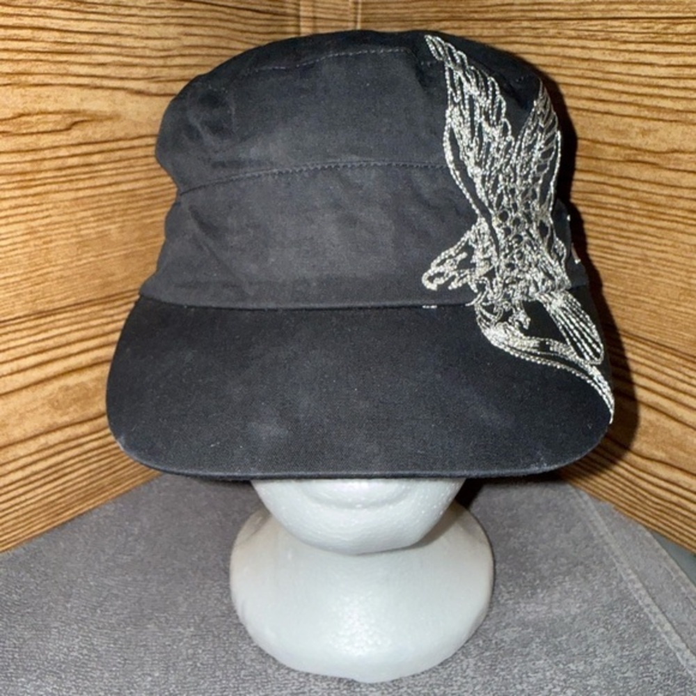 🪩Harley Davidson Black Cadet Style Adjustable Cap